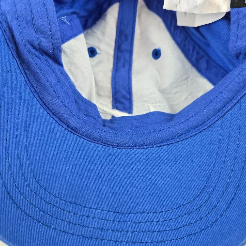 Nike Baseball Hat Youth Blue Adjustable Cap Embroidered Swoosh Sportswear
